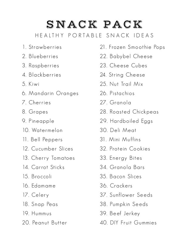 Healthy Snack Ideas by This Lunch Rox